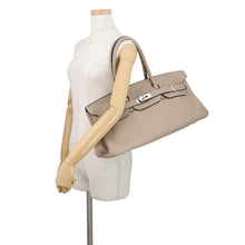 Load image into Gallery viewer, HERMES ShoulderBirkin Gris Tourterelle Taurillon Clemence Size 42