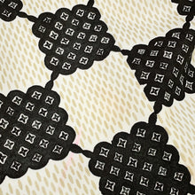Load image into Gallery viewer, LOUIS VUITTON Damier detail dress Size 34 White/Black/Beige1ABQWM Cotton100% Leather