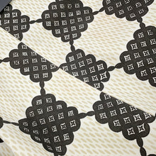 Load image into Gallery viewer, LOUIS VUITTON Damier detail dress Size 34 White/Black/Beige1ABQWM Cotton100% Leather