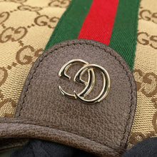 Load image into Gallery viewer, GUCCI Gillio Large Tote Japan Limited Edition Beige/Brown865452 FAFZE 9871 GG Supreme Canvas Leather
