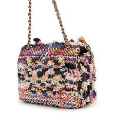 Load image into Gallery viewer, CHANEL Matelasse Shoulder Bag Multicolor Tweed Leather Size 25