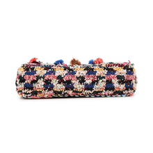 Load image into Gallery viewer, CHANEL Matelasse Shoulder Bag Multicolor Tweed Leather Size 25