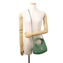 将图像加载到图库查看器中,MIUMIU Wonder Matelassé 2WAY Hobo Bag Salvia Green5BC125_N88_F0092_V_OOY Nappa Leather