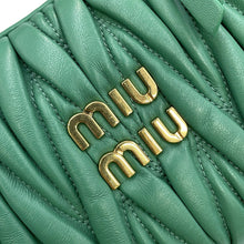 将图像加载到图库查看器中,MIUMIU Wonder Matelassé 2WAY Hobo Bag Salvia Green5BC125_N88_F0092_V_OOY Nappa Leather