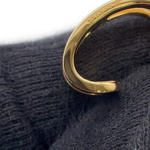 Load image into Gallery viewer, HERMES Pop Ash Ear Cuff Black Gold Plated Lacquer