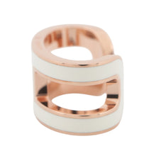 Load image into Gallery viewer, HERMES Pop Ash Ear Cuff White Gold Plated Lacquer