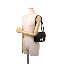 Load image into Gallery viewer, HERMES Constance3 Miroir Black Chevre Myzore Goatskin Size Mini