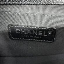 Load image into Gallery viewer, CHANEL Boy Chanel ChainShoulder Bag BlackA67085 Caviar Leather Size 20