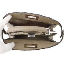 将图像加载到图库查看器中,FENDI Peekaboo I See U Beige8BN327 Leather Size Small