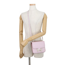 Load image into Gallery viewer, HERMES Constance3 Miroir mauve pail Chevre Myzore Goatskin Size Mini