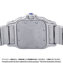 Load image into Gallery viewer, CARTIER Santos Garbe SM H35.5mm x W23.5mm Stainless Steel K18YG Ivory DialW20012C4