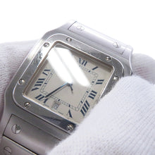 Load image into Gallery viewer, CARTIER Santos Galve LM H41mm×W29mm Stainless Steel Ivory DialW20018D6