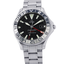 Load image into Gallery viewer, OMEGA Seamaster Diver GMT Date W41mm Stainless Steel Black Dial2234.50.00