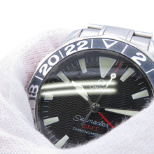 Load image into Gallery viewer, OMEGA Seamaster Diver GMT Date W41mm Stainless Steel Black Dial2234.50.00