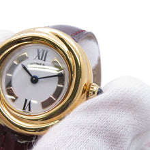 Load image into Gallery viewer, CARTIER Mast Trinity Vermeil W27mm SV925 Leather White DialW1010644