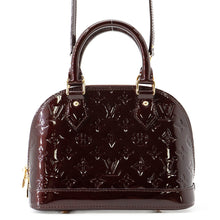 将图像加载到图库查看器中,LOUIS VUITTON Alma AmaranteM91678 Monogram Vernis Leather Size BB