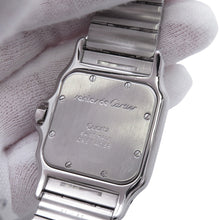 Load image into Gallery viewer, CARTIER Santos Galve LM H41mm×W29mm Stainless Steel K18YG Ivory DialW20011C4