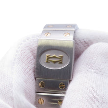 Load image into Gallery viewer, CARTIER Santos Galve LM H41mm×W29mm Stainless Steel K18YG Ivory DialW20011C4