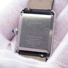 Load image into Gallery viewer, CARTIER tank mast LM H33.7mmxW25.5mm Stainless Steel Leather Silver DialWSTA0041