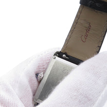 Load image into Gallery viewer, CARTIER tank mast LM H33.7mmxW25.5mm Stainless Steel Leather Silver DialWSTA0041