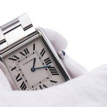 Load image into Gallery viewer, CARTIER Tank Solo H34.8mm×W27.4mm Stainless Steel Silver DialW5200014