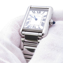 Load image into Gallery viewer, CARTIER tank mast SM H29.5mm×W22mm Stainless Steel Silver DialWSTA0051