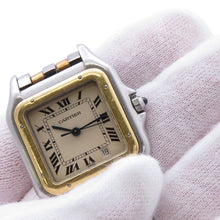 Load image into Gallery viewer, CARTIER PANTHERE2 Low MM H26.8mm×W26.5mm Stainless Steel K18YG Ivory DialW25028B6