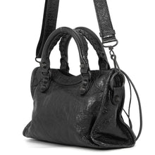 Load image into Gallery viewer, BALENCIAGA City 2WAY Handbag Black806395 Arena Lambskin Size Mini