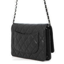 Load image into Gallery viewer, CHANEL Classic Matelasse Chain Wallet BlackAP4241-Y01480-C3906 Lambskin