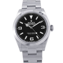 将图像加载到图库查看器中,ROLEX Explorer 40 W40mm Stainless Steel Black Dial224270