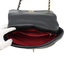 Load image into Gallery viewer, CHANEL CHANEL19 CHANEL19 Matelasse Shoulder Bag BlackAS1161 Shiny Lambskin