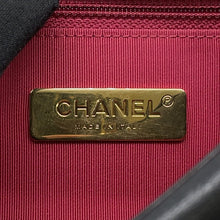 Load image into Gallery viewer, CHANEL CHANEL19 CHANEL19 Matelasse Shoulder Bag BlackAS1161 Shiny Lambskin