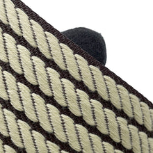 Load image into Gallery viewer, HERMES Bandouliere Sangle Cortage Plus Noir/Jaune Milton/Gold Canvas Leather Size Length 35.4" / Width 2"