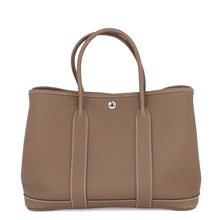 将图像加载到图库查看器中,HERMES Garden Party Etoupe Negonda Leather Size TPM