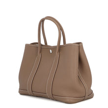 将图像加载到图库查看器中,HERMES Garden Party Etoupe Negonda Leather Size TPM