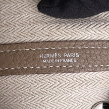 将图像加载到图库查看器中,HERMES Garden Party Etoupe Negonda Leather Size TPM