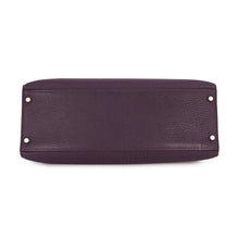 Load image into Gallery viewer, HERMES Kelly Sellier Cassis Chevre LeatherChevre Coromandel Goatskin Size 35