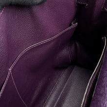 Load image into Gallery viewer, HERMES Kelly Sellier Cassis Chevre LeatherChevre Coromandel Goatskin Size 35