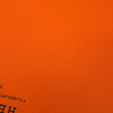 将图像加载到图库查看器中,HERMES Valparaiso Etoupe Toile Chevrons Leather Size PM