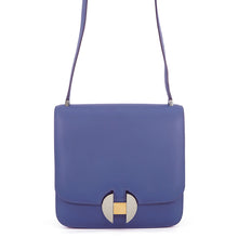 Load image into Gallery viewer, HERMES 2002 Shoulder Bag Blue Brighton Evercolor Size 20