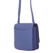 Load image into Gallery viewer, HERMES 2002 Shoulder Bag Blue Brighton Evercolor Size 20
