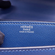 Load image into Gallery viewer, HERMES 2002 Shoulder Bag Blue Brighton Evercolor Size 20