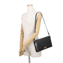 将图像加载到图库查看器中,HERMES Lidy Shoulder Bag Black Box Calf Leather