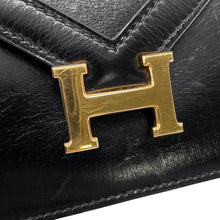 将图像加载到图库查看器中,HERMES Lidy Shoulder Bag Black Box Calf Leather