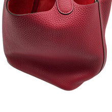 Load image into Gallery viewer, HERMES Picotin Lock Rouge Garance Taurillon Clemence Size PM