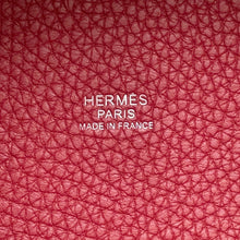 Load image into Gallery viewer, HERMES Picotin Lock Rouge Garance Taurillon Clemence Size PM