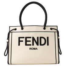 Load image into Gallery viewer, FENDI Roma Shopper Beige8BH378 Canvas Size Medium