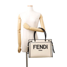 Load image into Gallery viewer, FENDI Roma Shopper Beige8BH378 Canvas Size Medium