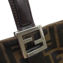 将图像加载到图库查看器中,FENDI Zucca Handbag Khaki/Brown26693 Canvas Leather