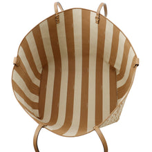 Load image into Gallery viewer, FENDI Pecan Roll Reversible Tote Brown/Beige8BH425 Canvas Leather Size Large